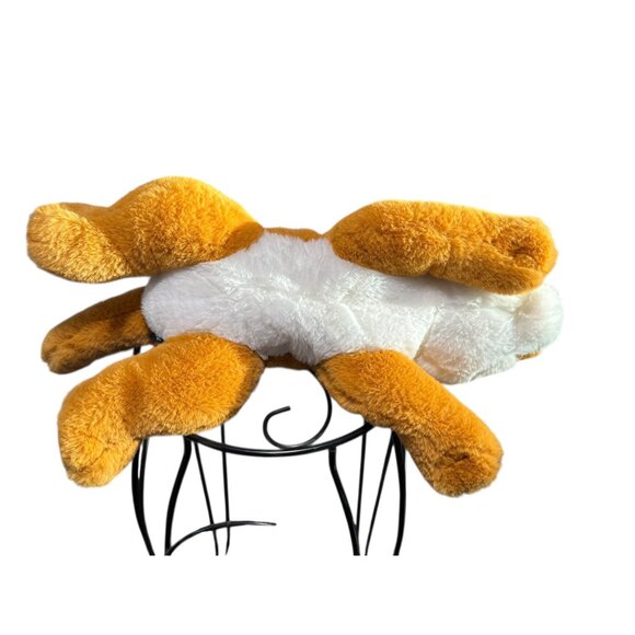 FAO Schwarz Plush Tiger Stuffed Animal Toy 17" Orange & White Soft Furry Stripes - Picture 8 of 8